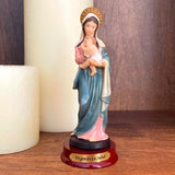 Statue of Our Lady of Health with Wooden Base – 5 inches