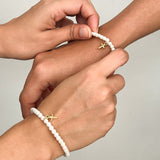 Elastic Bracelet with Cross Pendant (Set of 5, Choose Your Color)