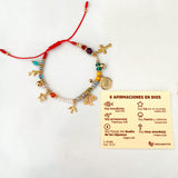 6 Affirmations of Life in God Bracelet