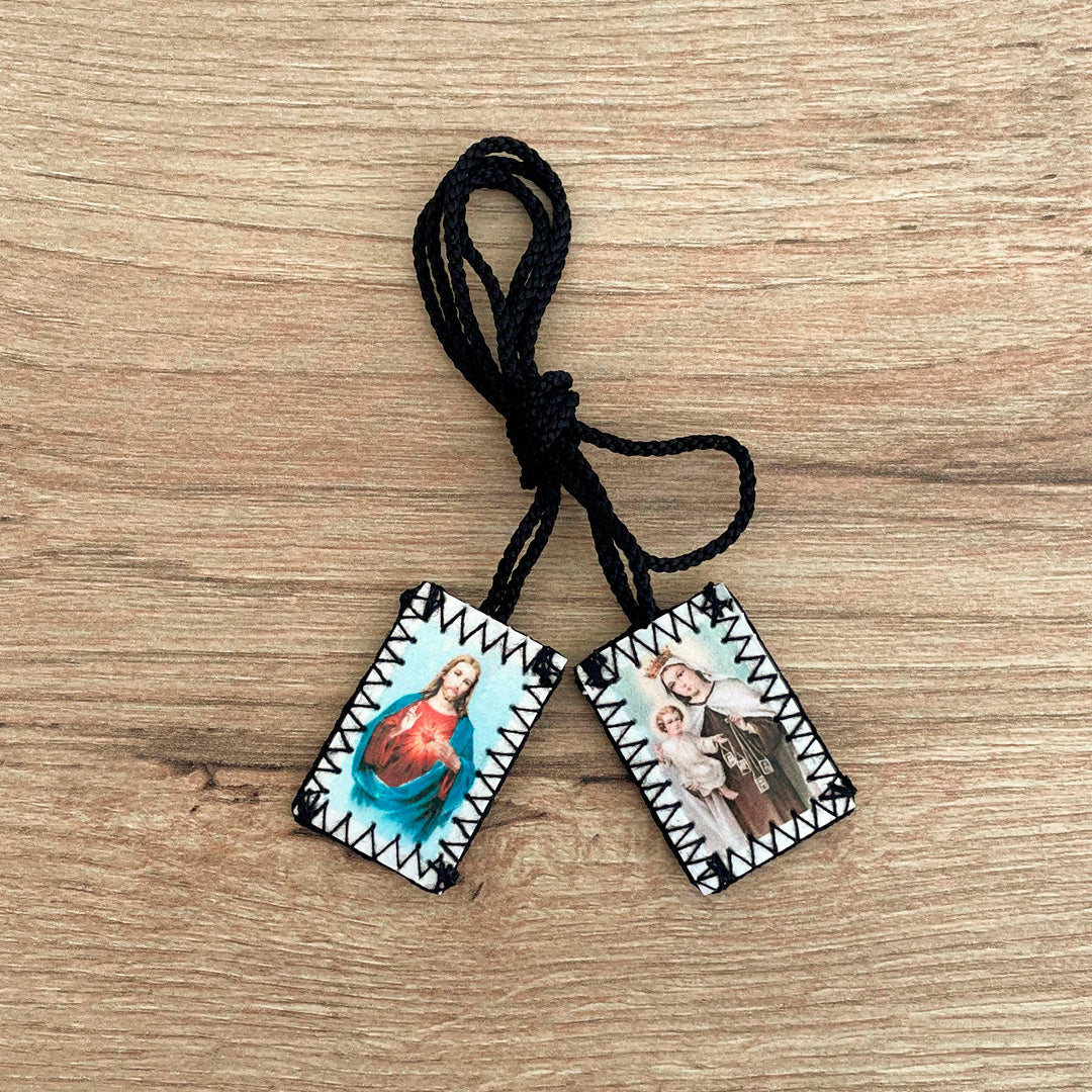 Scapular of the Virgin of Carmen and the Sacred Heart