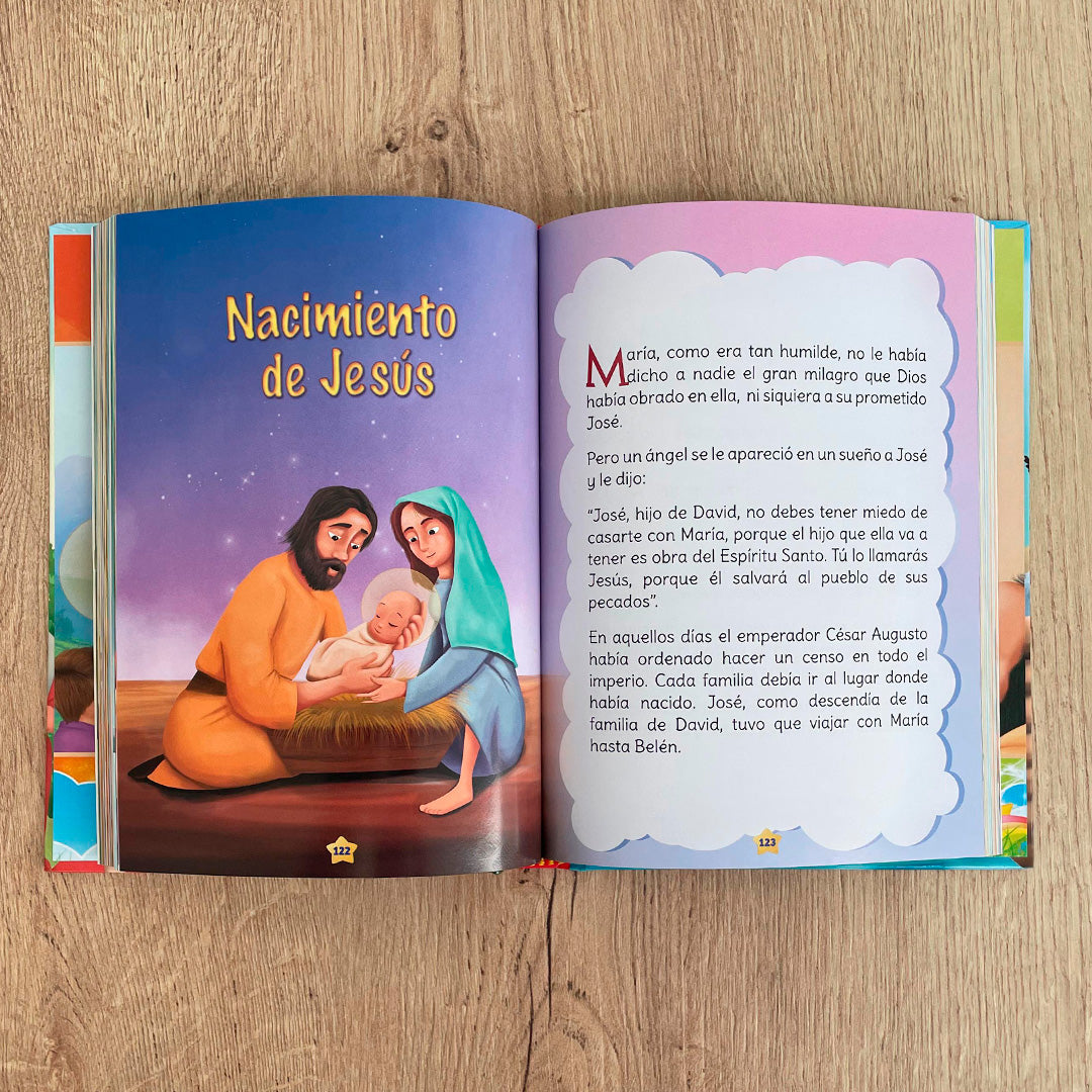 Children's Bible with Illustrations and Large Print (Spanish Version)