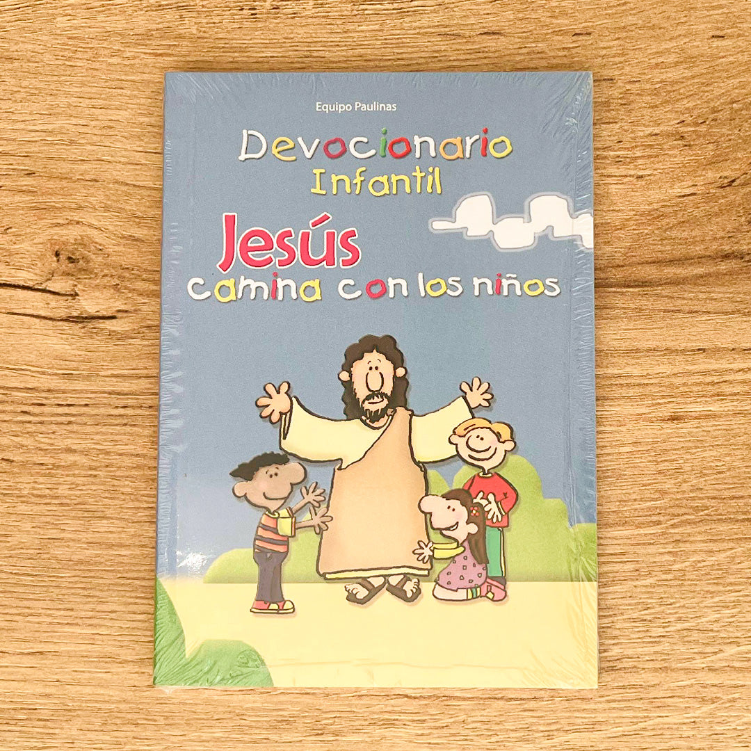 Book "Devotional for Children" Jesus Walks with the Children (In Spanish)