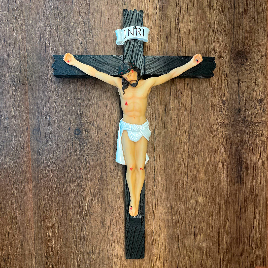 Wall-Mounted Crucifix of Jesus – 12 Inches