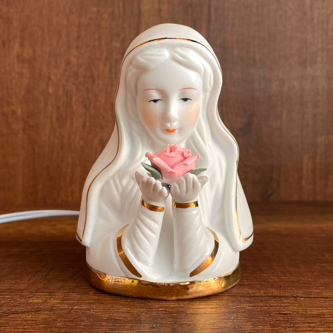 Mystic Rose Virgin Lamp