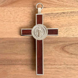 St. Benedict Christ Ornament – 4.8" x 2.6" (12.3 cm x 6.7 cm)