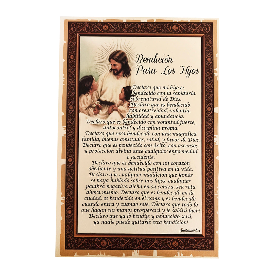 Prayer Print for the Blessing of Children