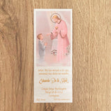 Pack of 12 Bookmarker Style Prints for First Communion Boy