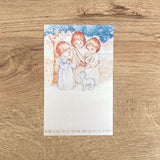 Spanish-Style First Communion Card with Blue Sky Design - Pack of 10 Units