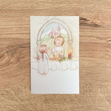 Spanish-Style Communion Card with Altar Illustration - Pack of 10 Units