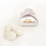 Souvenir Box with 3 Candied Almonds and Personalized Marking x 6 Units