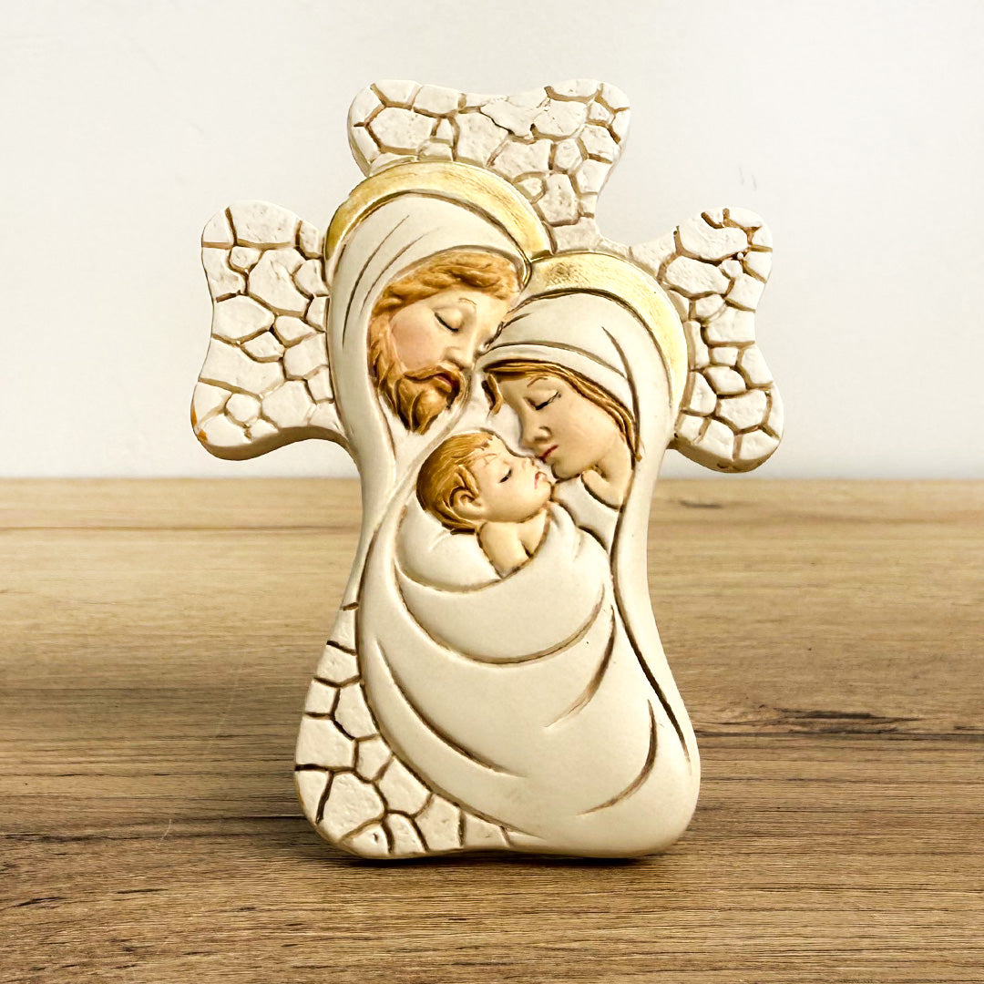 Sacred Family Cross – 4" x 2.8"