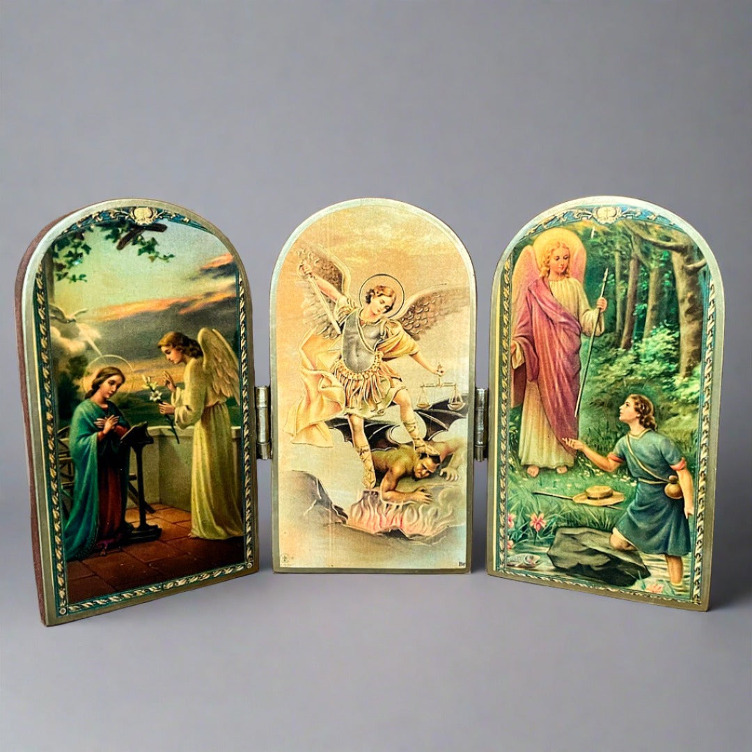 Large Triptych of the Three Archangels