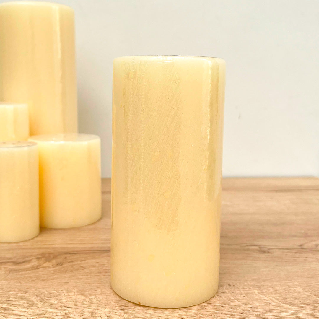 Pillar Candle with Pine, Cedar, and Cinnamon Scent 6.3 inches x 3 inches