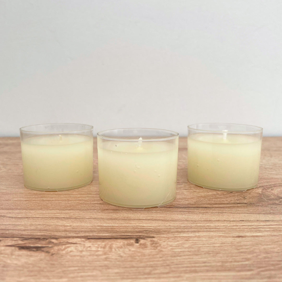 Small Cup Candle Kit x 3 Units, Rose Scent