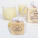 Souvenir Candle with Aroma and Message about the Holy Trinity x 6 Units