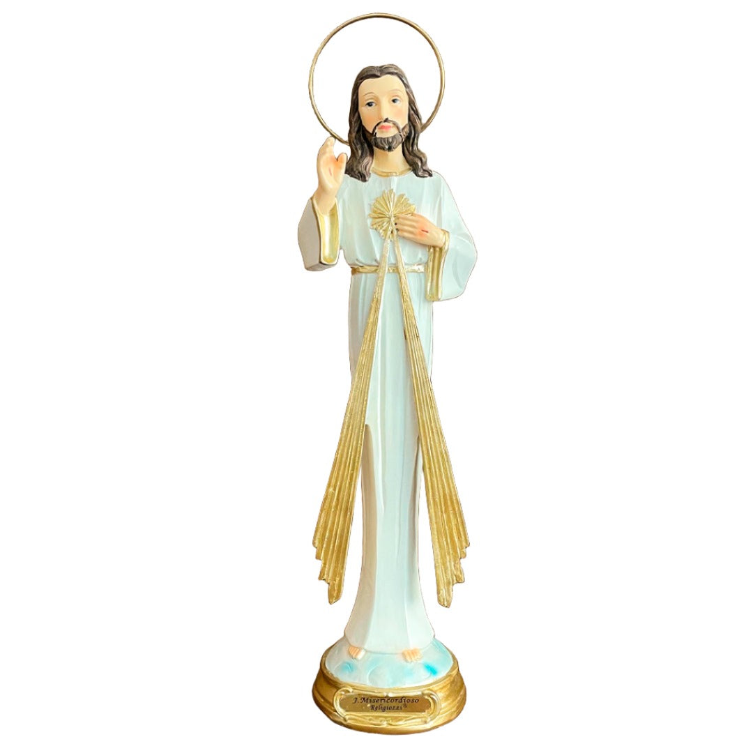 Statue of Jesus of Mercy Stylized 11.8 inches (30 cm)