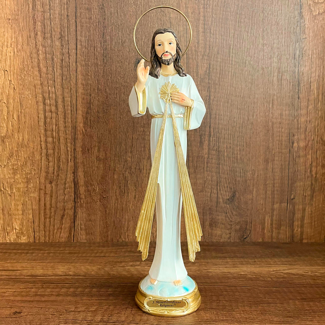 Statue of Jesus of Mercy Stylized 11.8 inches (30 cm)