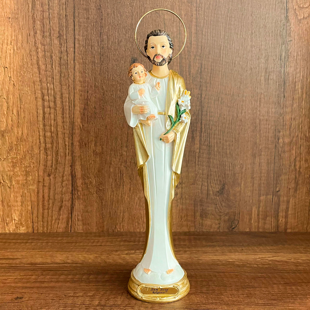 Stylized Statue of Saint Joseph 11.8 inches (30 cm)