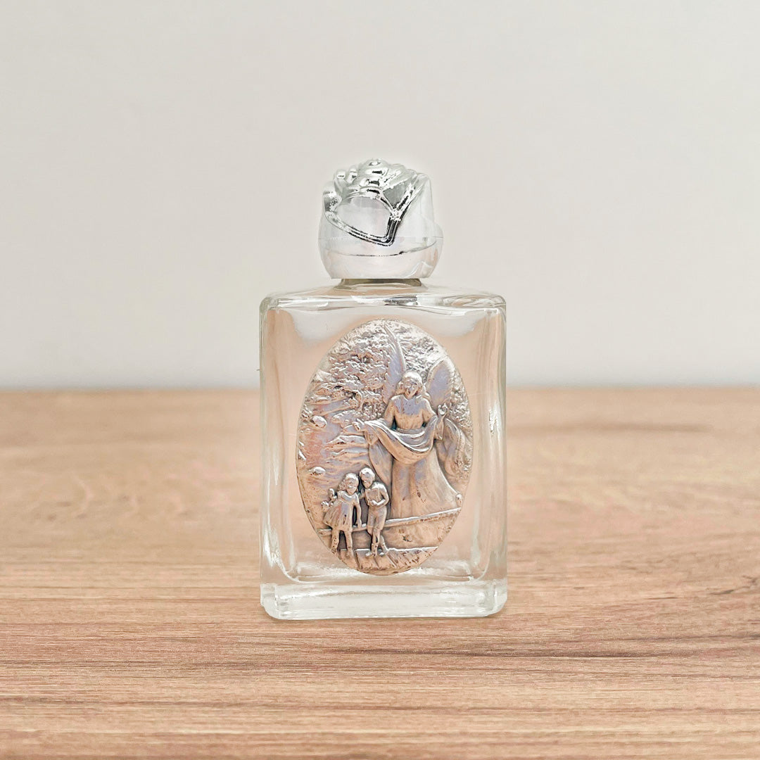 Holy Water Jar with Image of the Guardian Angel