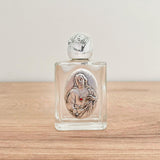 Holy Water Jar with Image of the Sacred Heart of Jesus