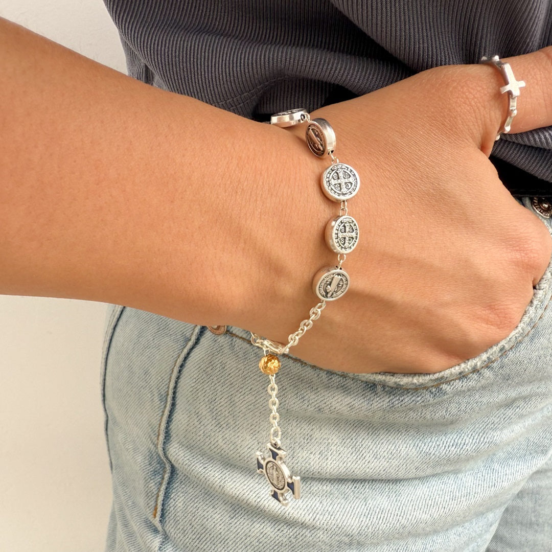 Italian Saint Benedict Decade Bracelet