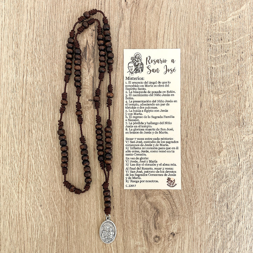 St. Joseph Wooden Rosary