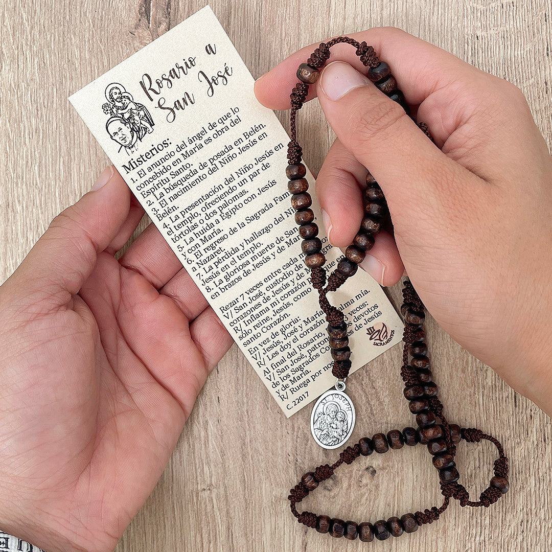 St. Joseph Wooden Rosary