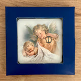 Guardian Angel Table Frame - White Painted Wood