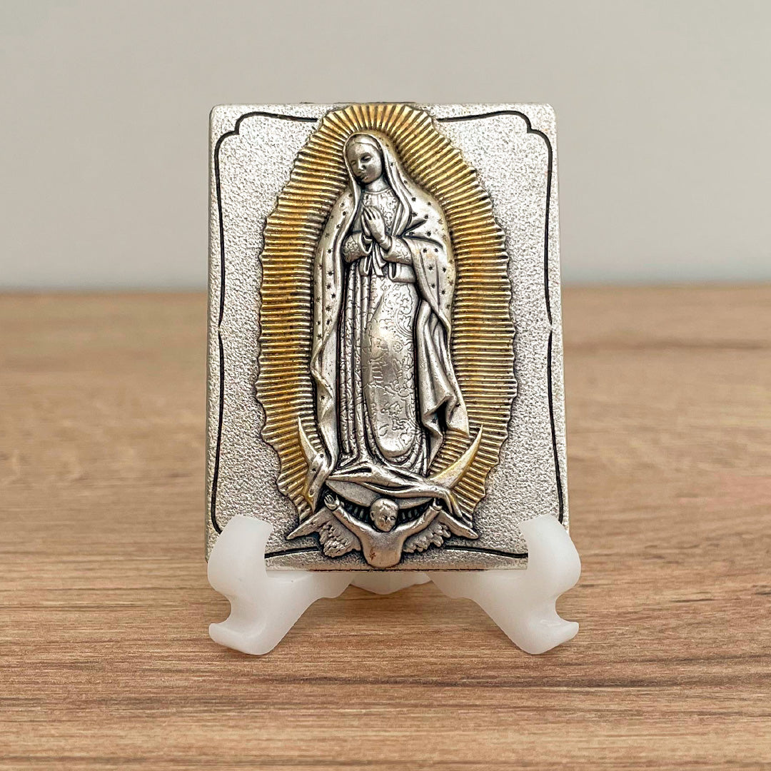 Plaque Ornament in Oratory Style - Our Lady of Guadalupe