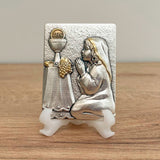 Plaque Ornament in Oratory Style - Praying Girl