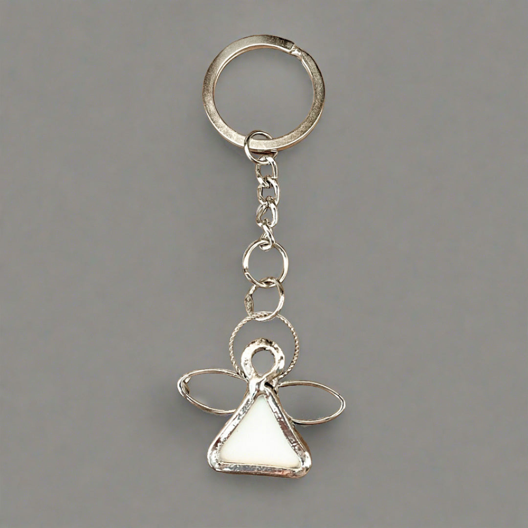 Souvenir Keychain with Angel with Card x 6 Units