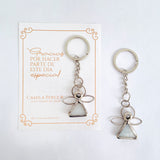 Souvenir Keychain with Angel with Card x 6 Units