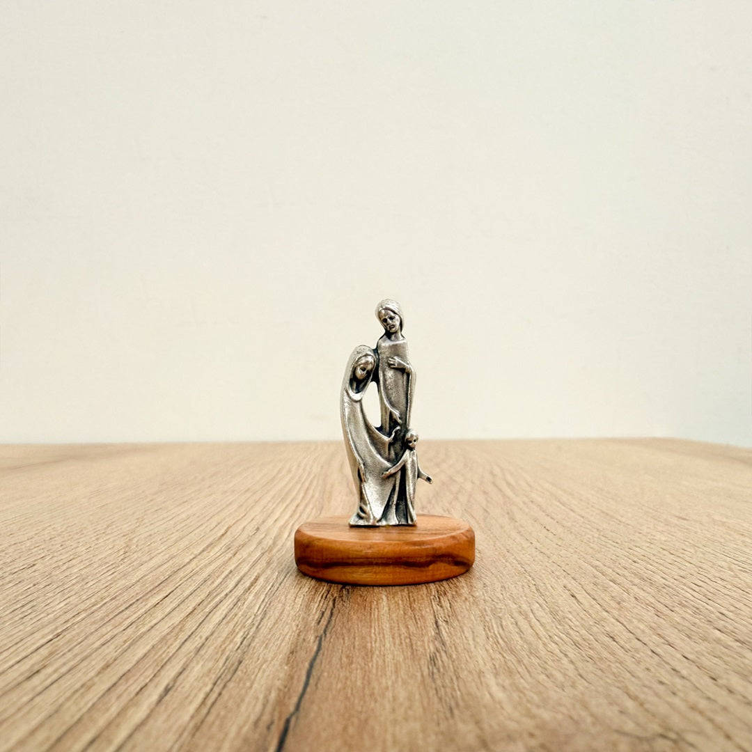 Holy Family on an Olive Wood Base