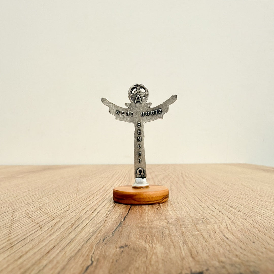 Christ of the Holy Trinity on an Olive Wood Base