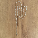 Italian Rosary on Zamak Chain with Small Filigree