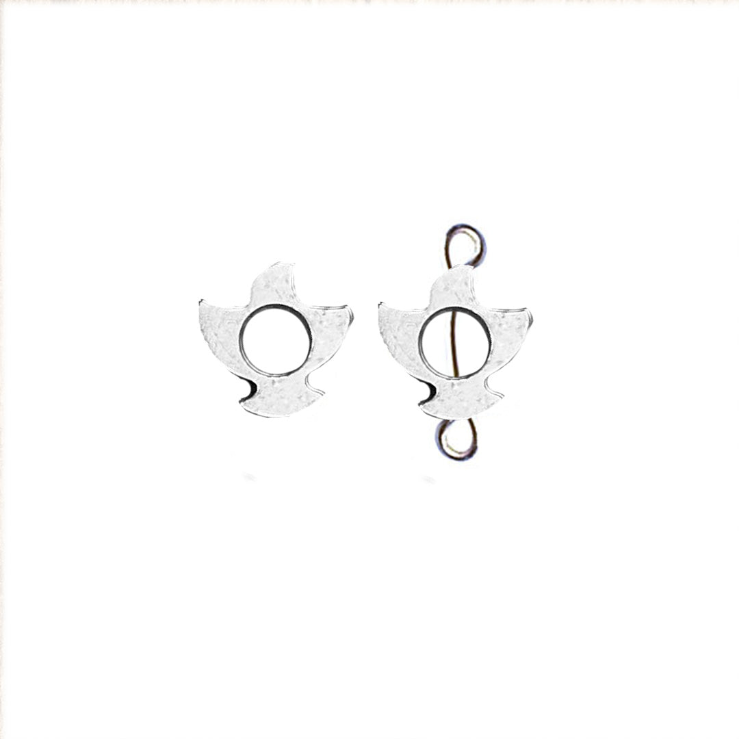 Dove-Shaped Bead x 5 Units: Holy Spirit