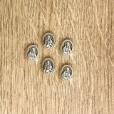 Bead Connector x 5 Units: Sacred Heart of Jesus - Immaculate Heart of Mary