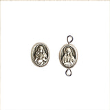 Bead Connector x 5 Units: Sacred Heart of Jesus - Immaculate Heart of Mary