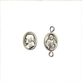 Bead Connector x 5 Units: Sacred Heart of Jesus - Pope John Paul II