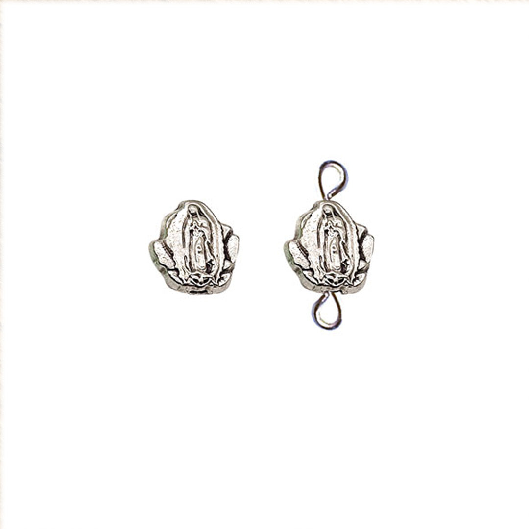 Rose-Shaped Medal x 5 Units: Our Lady of Guadalupe