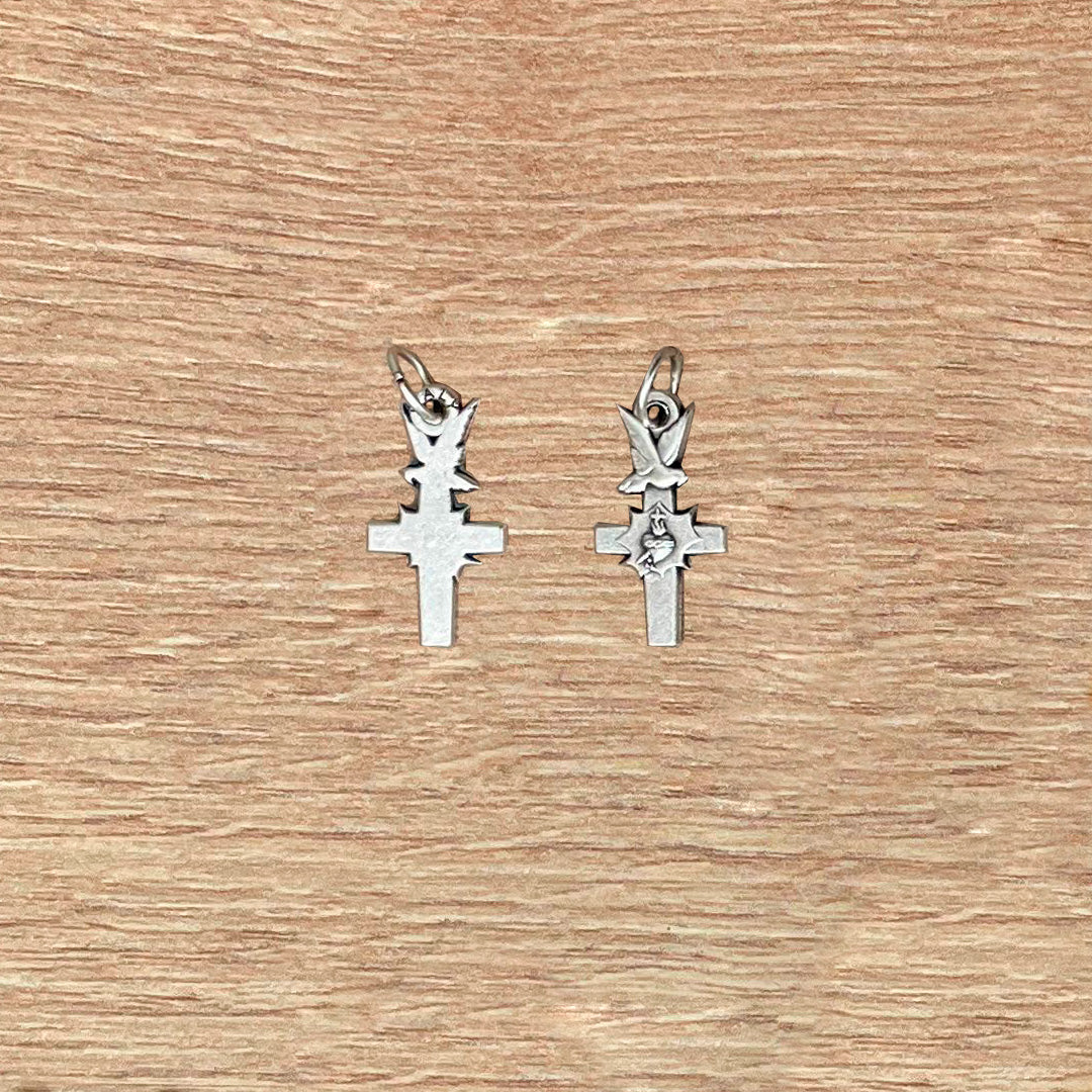 Silver Holy Spirit Cross