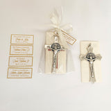 Souvenir Saint Benedict Christ or Cross Italian Zamak x 6 Units