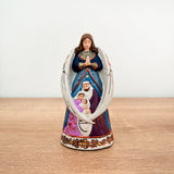 Collectible Guardian Angel Statue with Holy Family