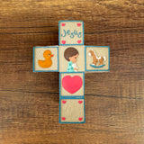 Protection Cross for Boy - Children's Room Decor