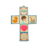 Protection Cross for Boy - Children's Room Decor