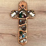 Wall Cross with Nativity Representation