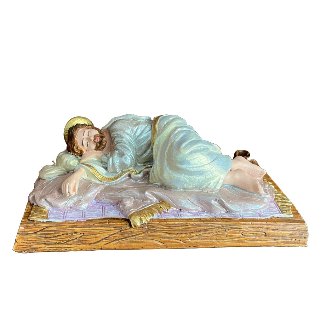 Pearl-Toned Sleeping Joseph Statue