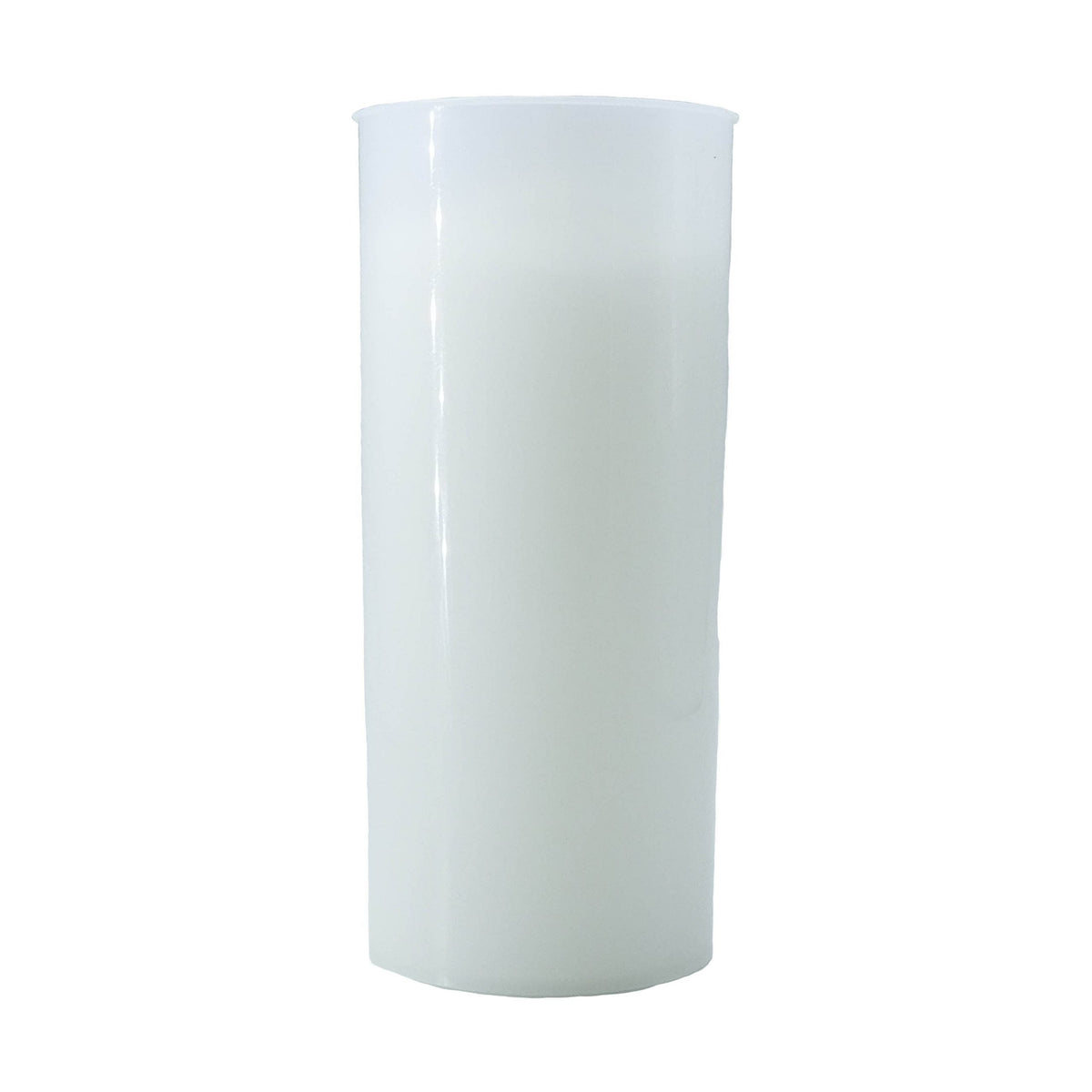 White Plastic-Cup Candle