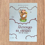 Metal Pin – St. Anthony with Resin Coating