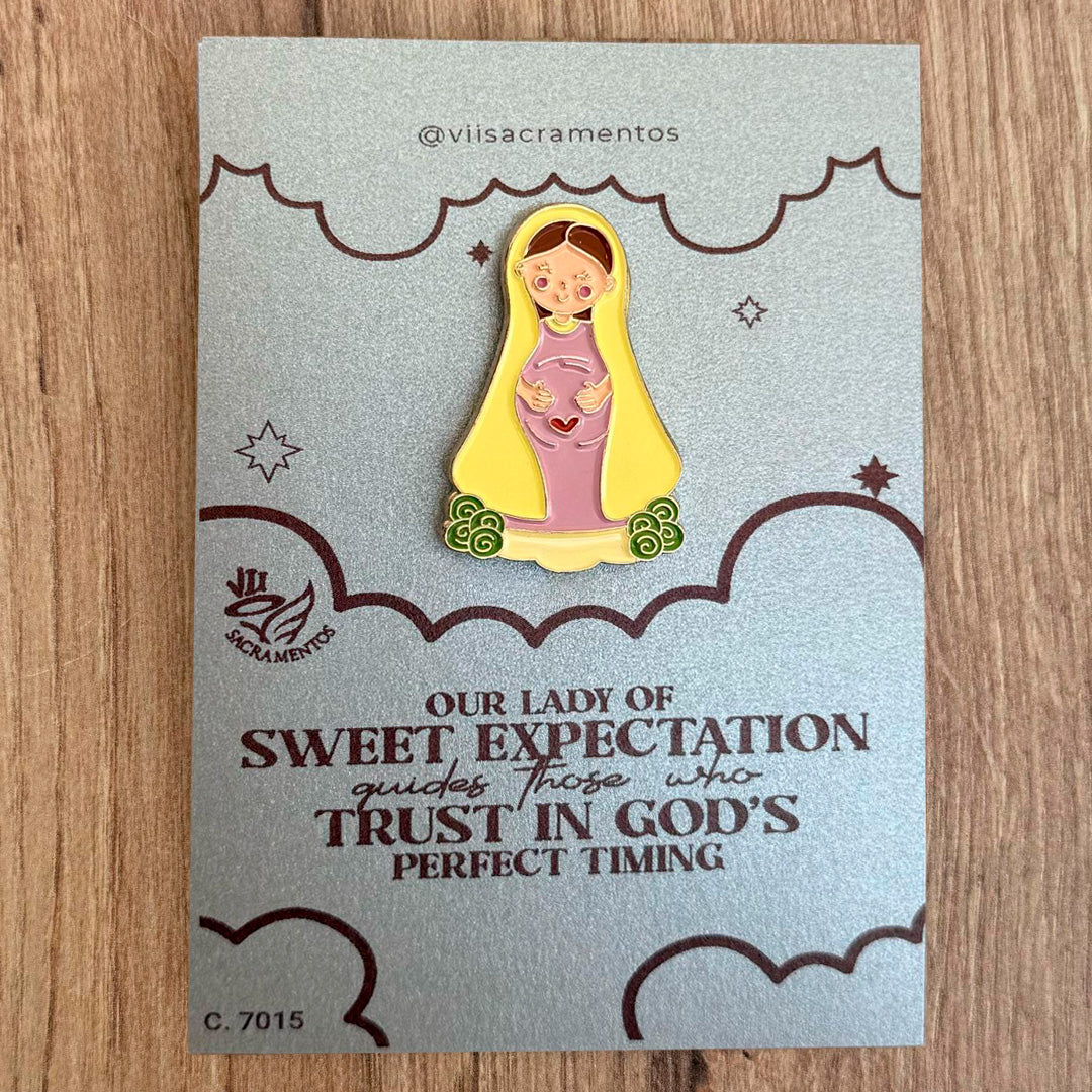 Metal Pin – Our Lady of Sweet Expectation
